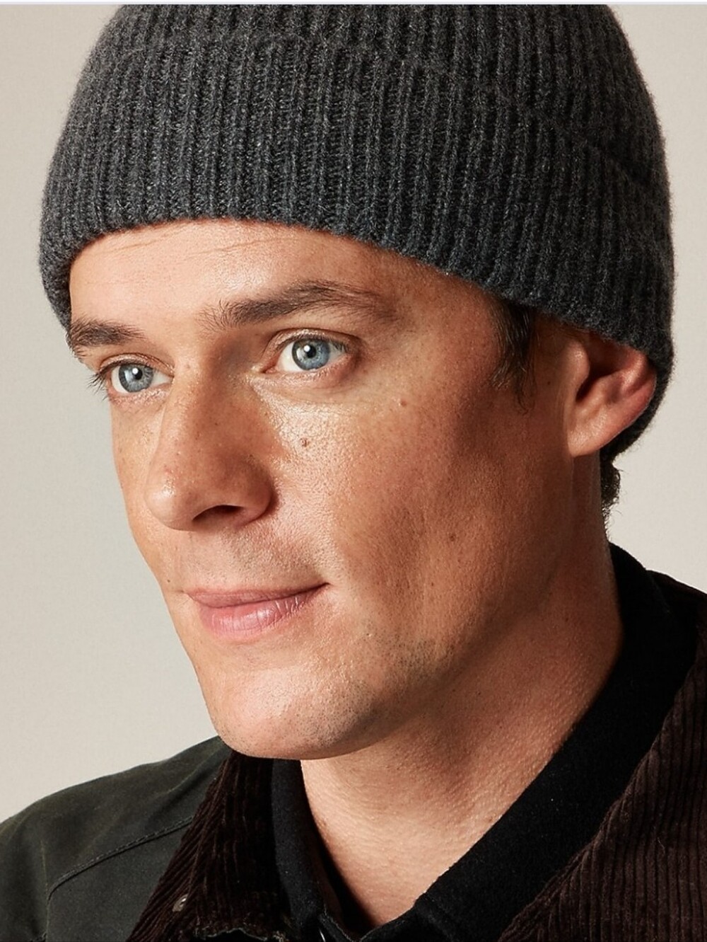 J.Crew Cashmere Beanie Charcoal Gray